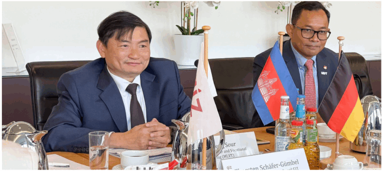 កម្ពុជាសិក្សាបទពិសោធពីអាល្លឺម៉ង់លើការអនុវត្តកម្មវិធីបណ្តុះបណ្តាលនៅកន្លែងការងារ (WBL)