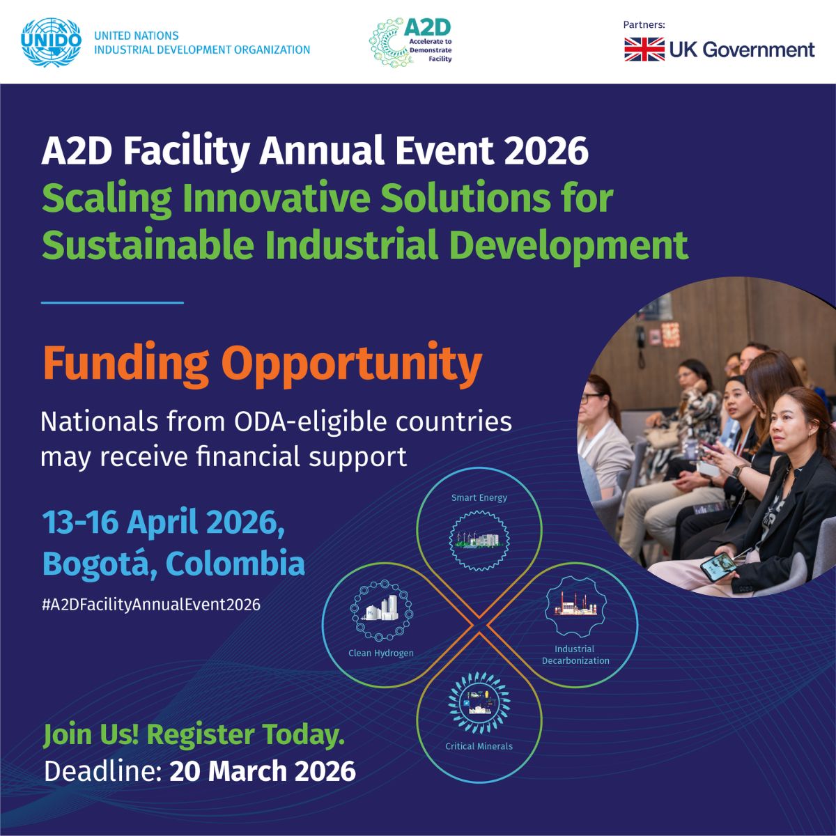 អ្នកចូលរួមមកពីប្រទេសកំពុងអភិវឌ្ឍអាចនឹងទទួលបានការគាំទ្រផ្នែកហិរញ្ញវត្ថុដើម្បីចូលរួមកម្មវិធីប្រចាំឆ្នាំ 𝟮𝟬𝟮𝟲 𝗔𝟮𝗗