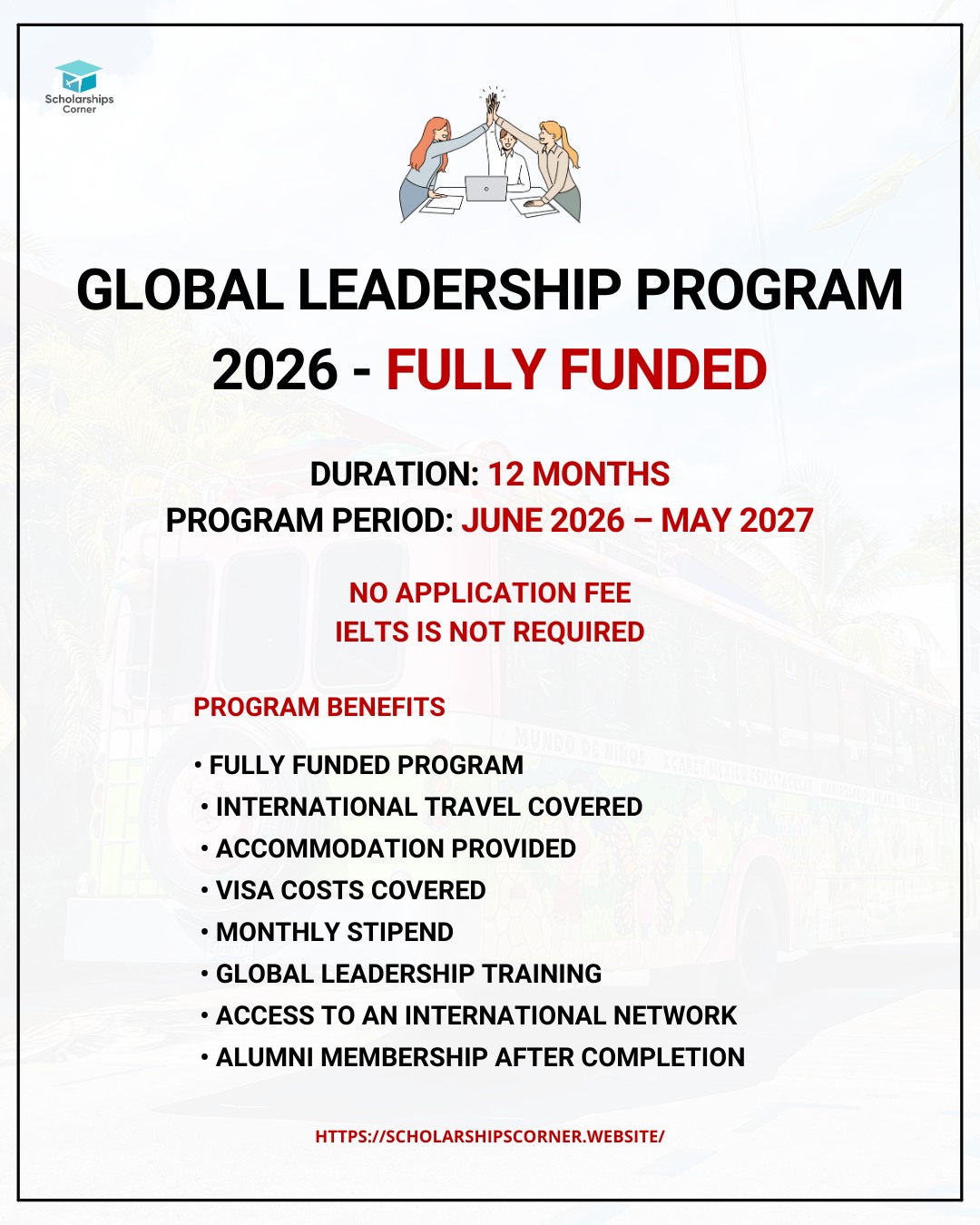 McCain Global Leaders Program 2026 (Fully Funded)
