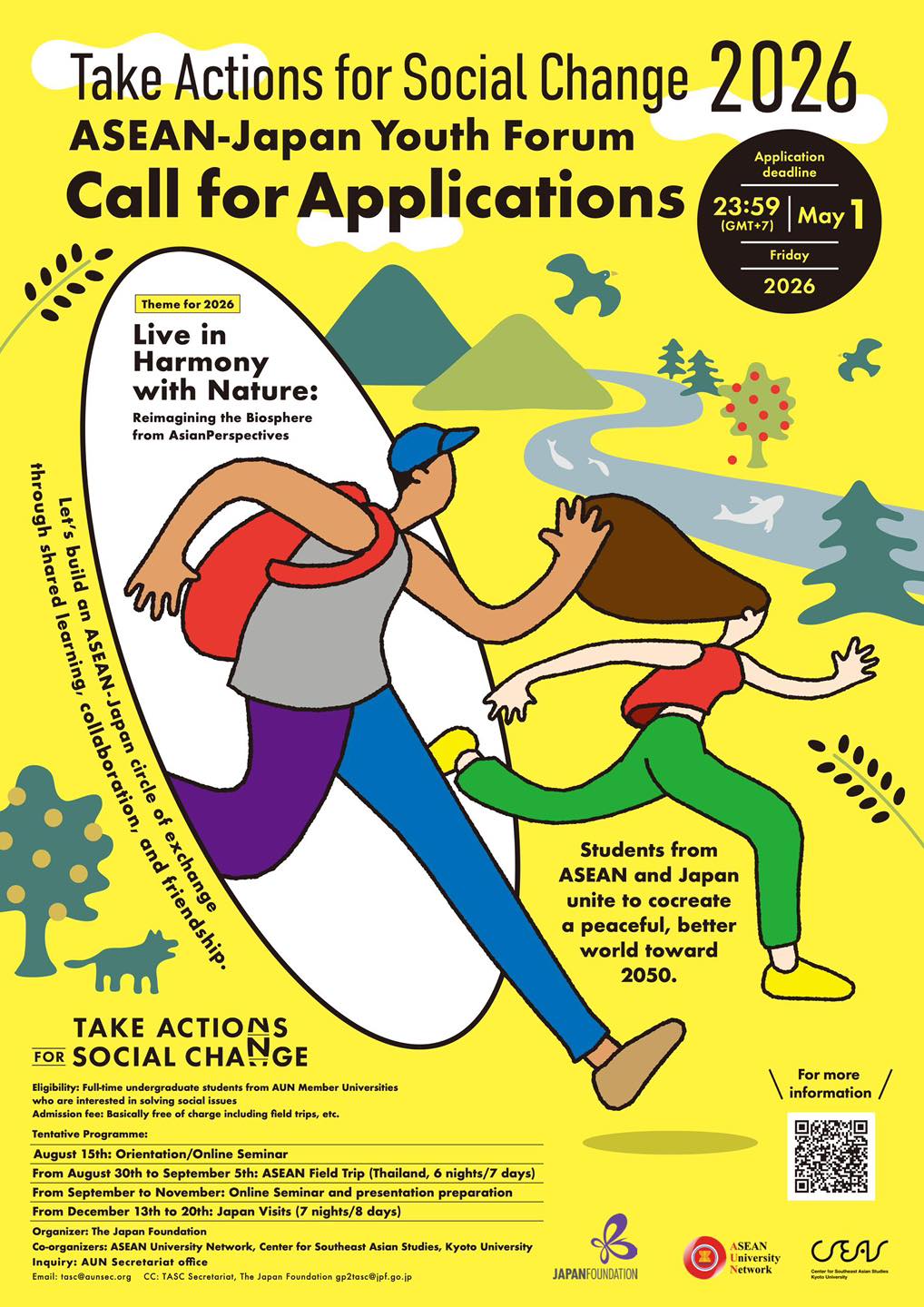Japan Youth Forum 2026, “Take Actions for Social Change”