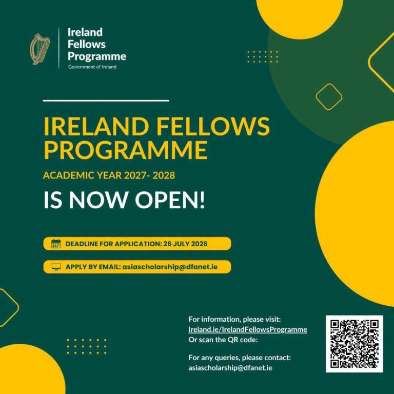 កម្មវិធីអាហារូបករណ៍ Ireland Fe...